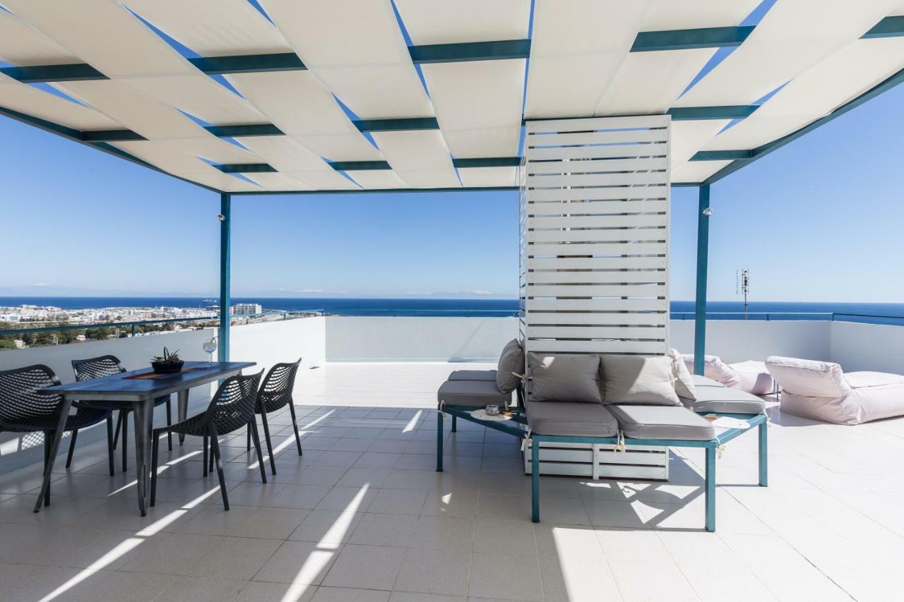 Groovy & Cozy Apt With Private Seaview Rooftop Terrace Rhodes City Εξωτερικό φωτογραφία